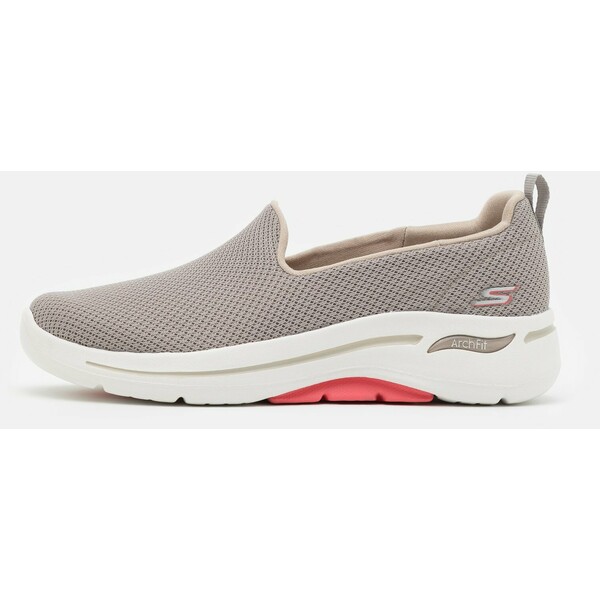 Skechers Performance GO WALK ARCH FIT Obuwie do biegania Turystyka taupe/coral P0741A07G