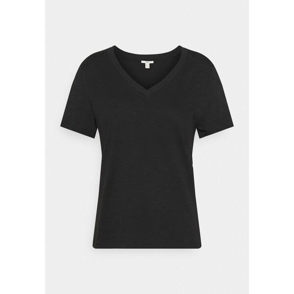 edc by Esprit VNECK TEE T-shirt basic black ED121D1HX