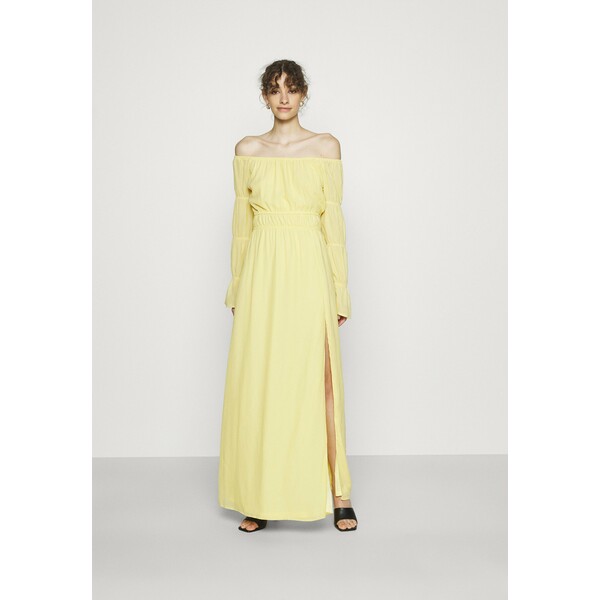 Nly by Nelly BE MINE PUFF GOWN Suknia balowa yellow NEG21C0FU