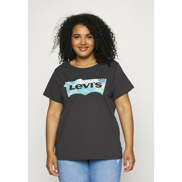 Levi's® Plus PERFECT TEE T-shirt z nadrukiem tbd55 L0M21D01I