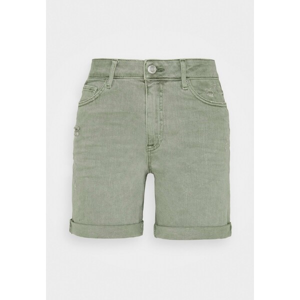 Marks & Spencer London BOYFRIEND Szorty jeansowe khaki QM421S006