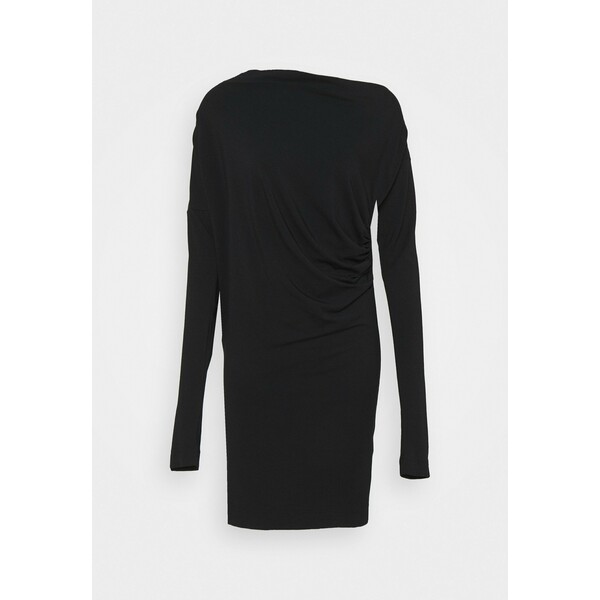 Vivienne Westwood NEW DRAPE Sukienka jeansowa black VW921E00G