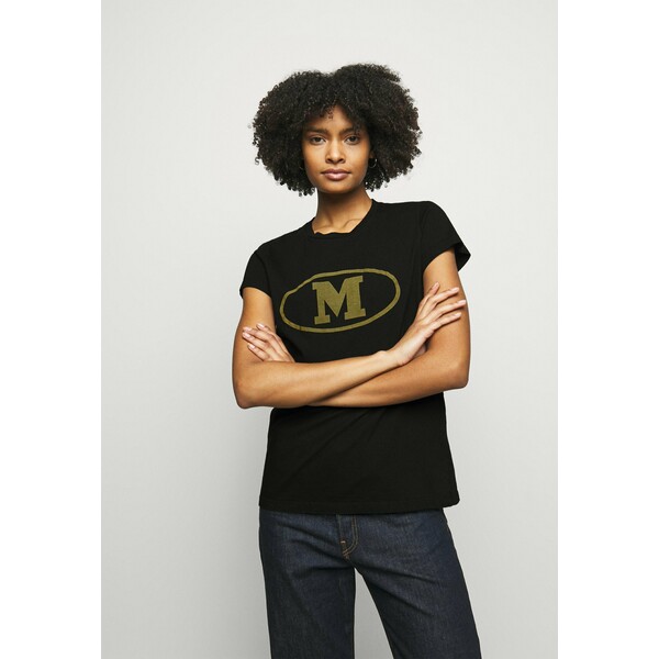 M Missoni T-shirt z nadrukiem black MM321D00Z