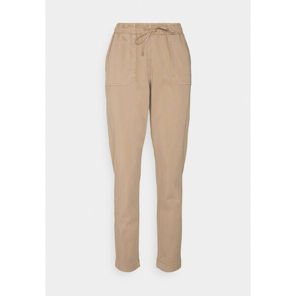 Tommy Hilfiger SOFT PULL ON TAPERED PANT Spodnie materiałowe beige TO121A0CO