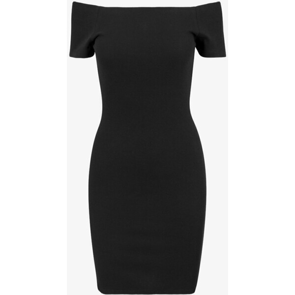 Urban Classics Sukienka z dżerseju black UR621C00D-Q11