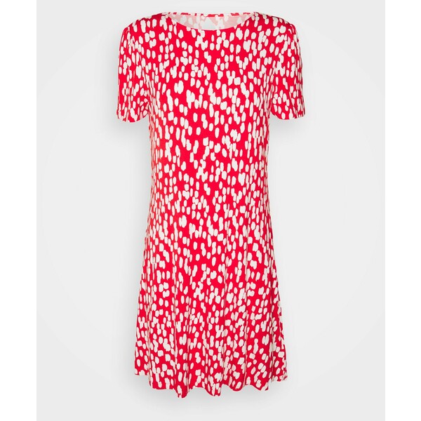 Marks & Spencer London PRINT SWING DRESS Sukienka z dżerseju red QM421C05J