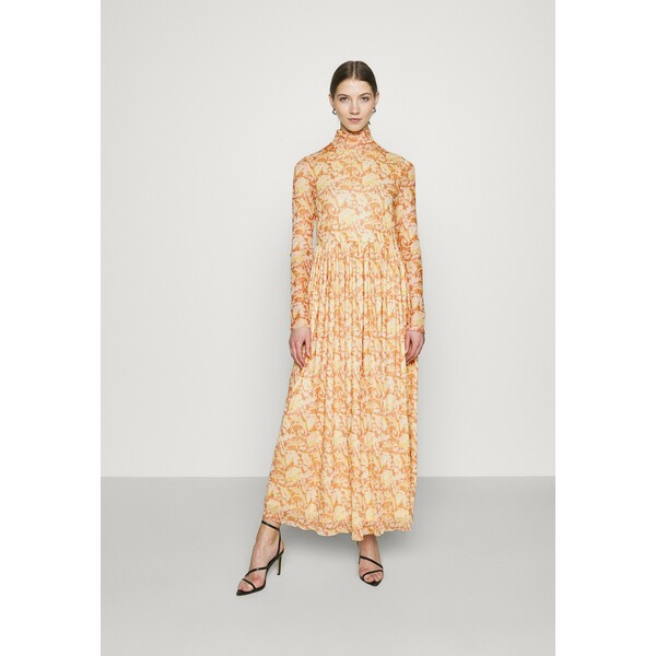Glamorous DRESS LIGHT FLORAL Długa sukienka light copper GL921C0J1