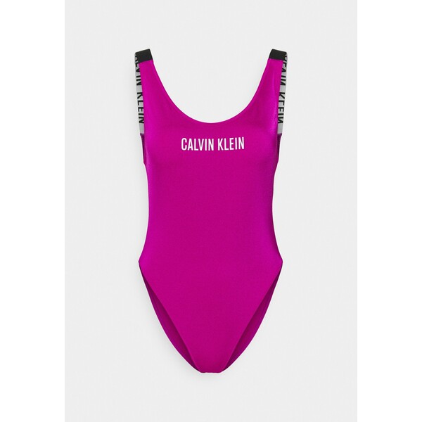 Calvin Klein Swimwear INTENSE POWER SCOOP BACK ONE PIECE Kostium kąpielowy purple C1781G01M
