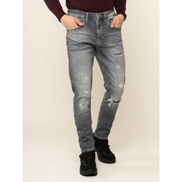 Tommy Jeans Jeansy Tj 1988 DM0DM06427 Szary Tapered Fit