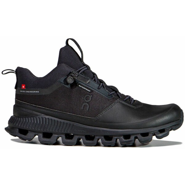 On Running Buty damskie ON RUNNING CLOUD HI WATERPROOF 2899672-all-black 2899672-all-black