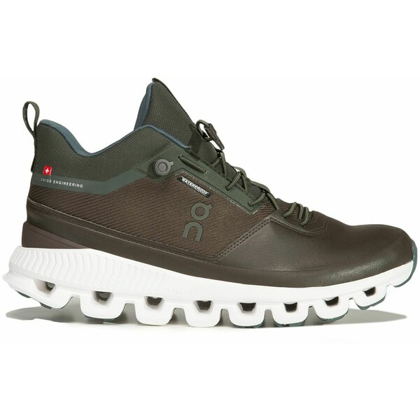 On Running Buty damskie ON RUNNING CLOUD HI WATERPROOF 2899673-fir-umber