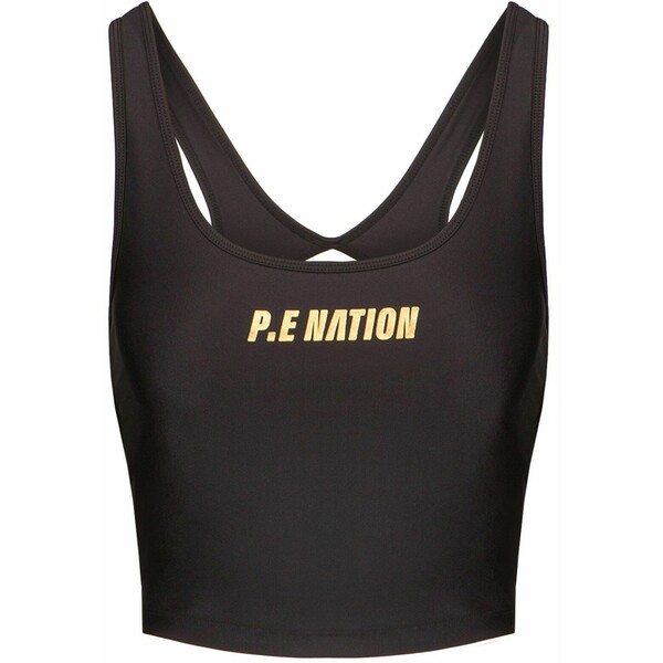 PE Nation Stanik sportowy P.E NATION FRONT RUNNER TANK 21PE1W066-black