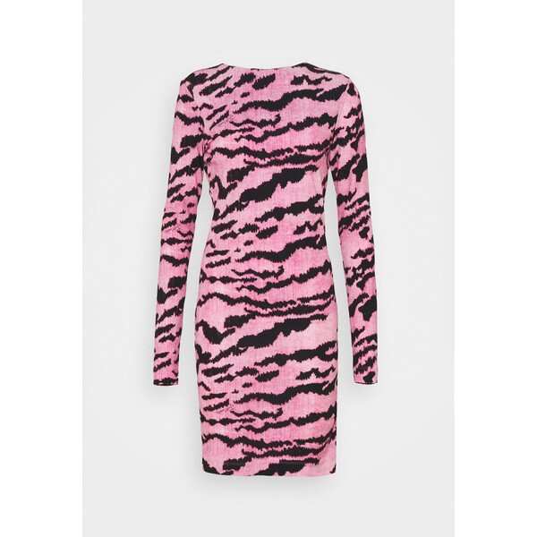 Just Cavalli VESTITO Sukienka z dżerseju pink bubble variant JU621C0BP