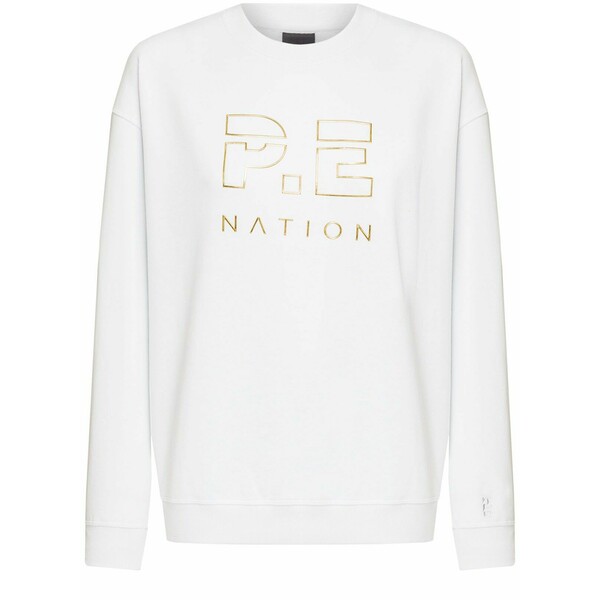 PE Nation Bluza P.E NATION HEADS UP METALLIC 19PE4F202-white