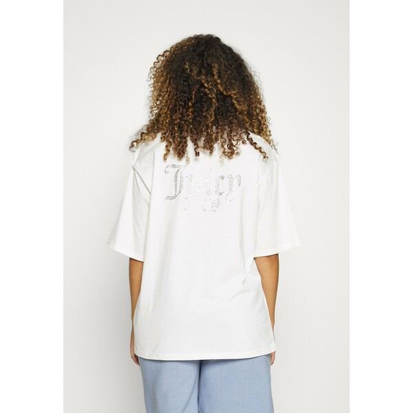 Juicy Couture NUMERAL T-shirt z nadrukiem white JU721D01O