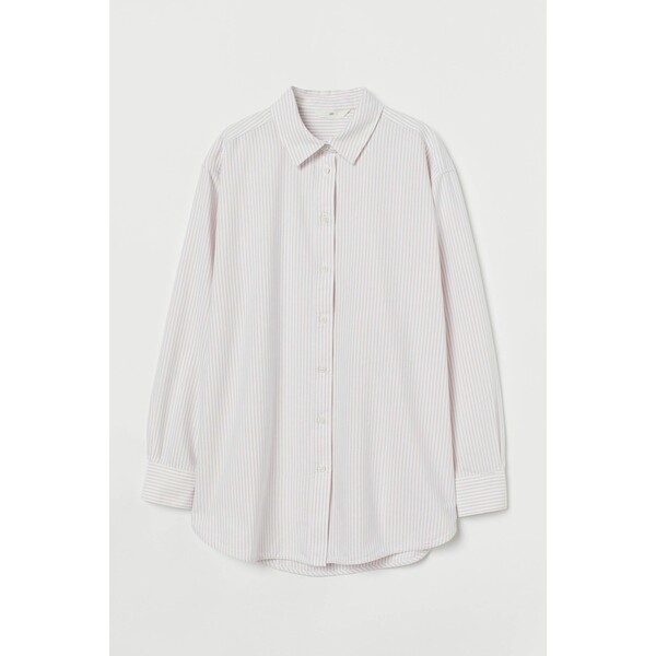 H&M Koszula oksfordzka - 0925212012 Różowy/Białe paski