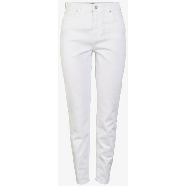 Pieces Jeansy Slim Fit bright white PE321N07T