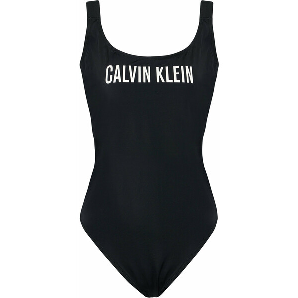 Calvin Klein Swimwear Strój kąpielowy Scoop Back Plus KW0KW01394 Czarny