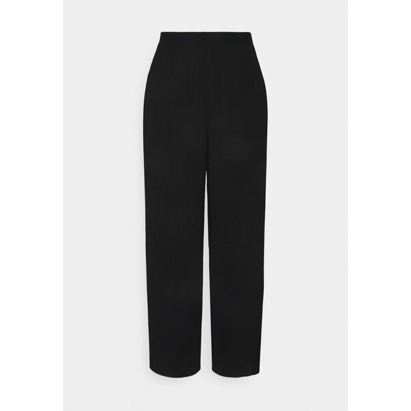 Vero Moda Petite VMYOLU PLEAT WIDE PANT Spodnie materiałowe black VM021A03L