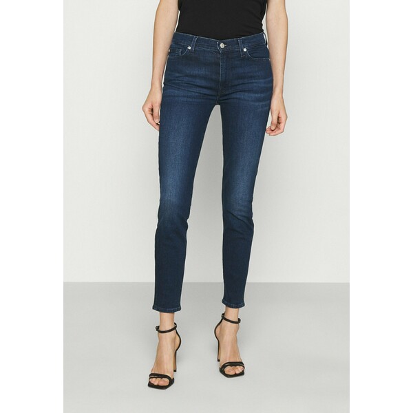 7 for all mankind CROP Jeansy Skinny Fit dark blue 7F121N0ME