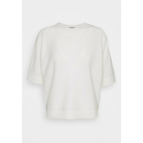 FTC Cashmere T-shirt z nadrukiem pristine white FT221I09O