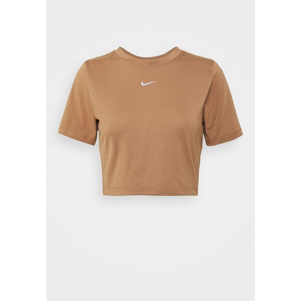 Nike Sportswear TEE T-shirt z nadrukiem brown NI121D0M7