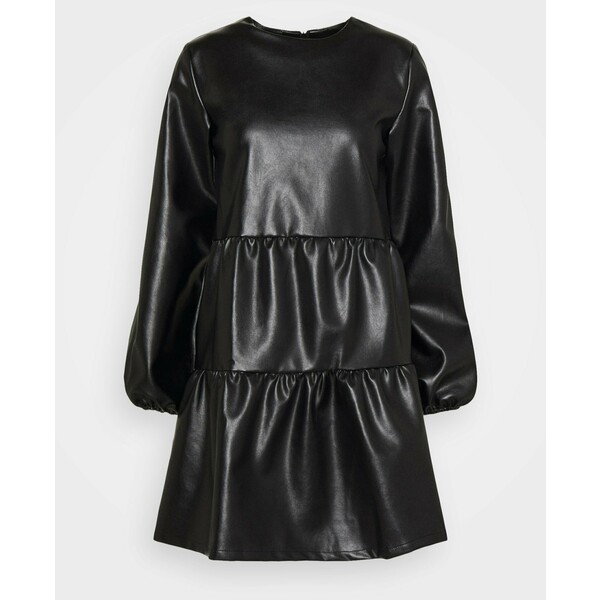 Missguided SMOCK DRESS Sukienka letnia black M0Q21C1TW