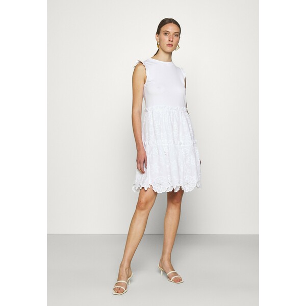 kate spade new york MEDIA BRODRE DRESS Sukienka letnia fresh white K0521C02H