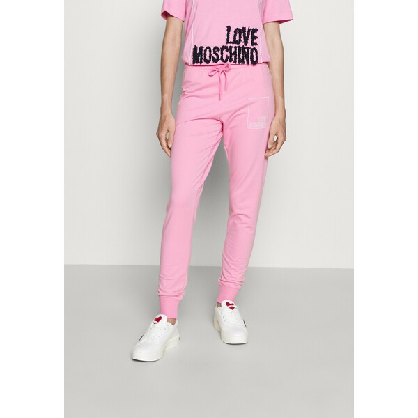 Love Moschino Spodnie treningowe pink LO921A025