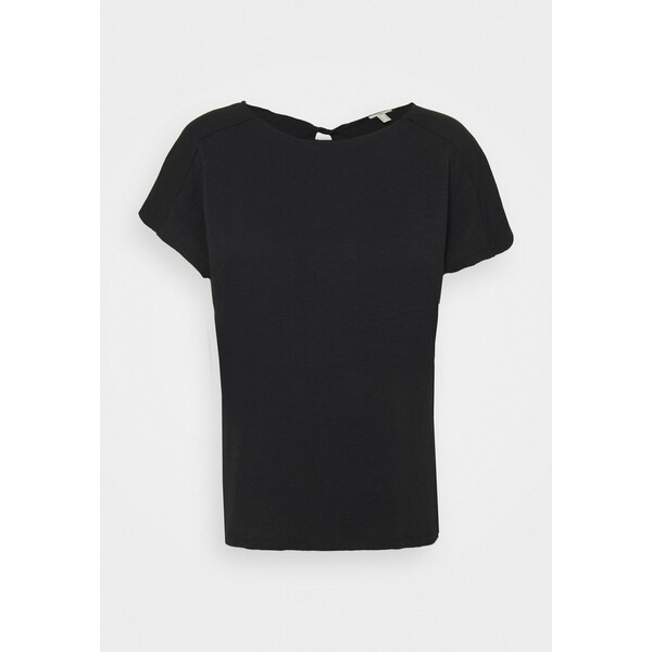 edc by Esprit BACKTIE T-shirt basic black ED121D1MD