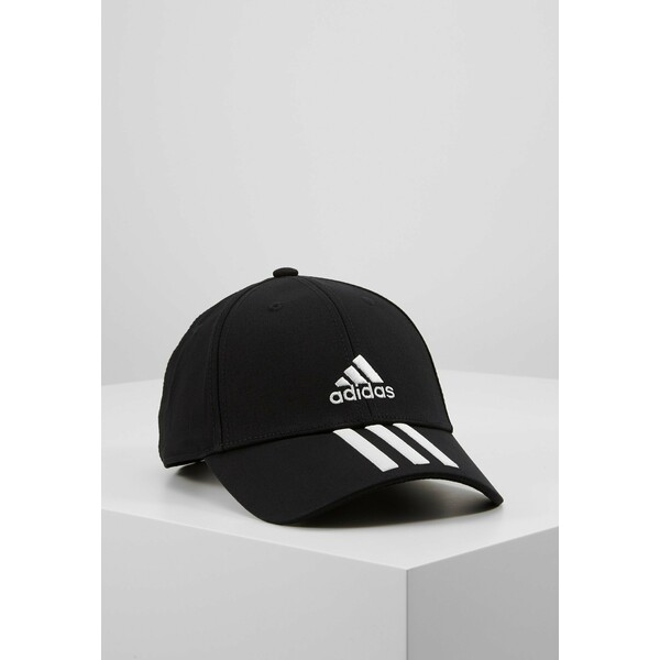 adidas Performance 3STRIPES BASEBALL COTTON TWILL SPORT Czapka z daszkiem black/white/white AD544E15Z-Q11