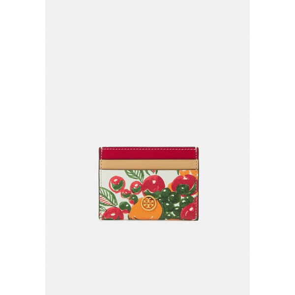 Tory Burch ROBINSON PRINTED CARD CASE Portfel multi-coloured T0751F038