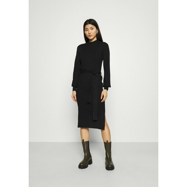Moss Copenhagen MALLORY LIKE DRESS Sukienka dzianinowa black M0Y21C05M