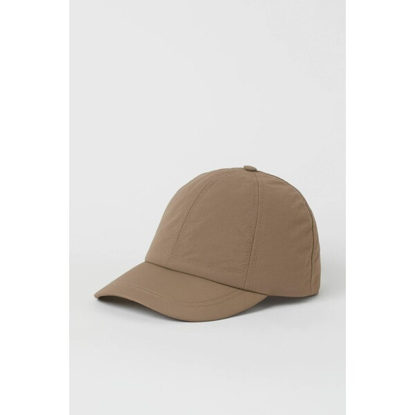 H&M Nylonowa czapka z daszkiem - 1002561001 Ciemny szarobeżowy