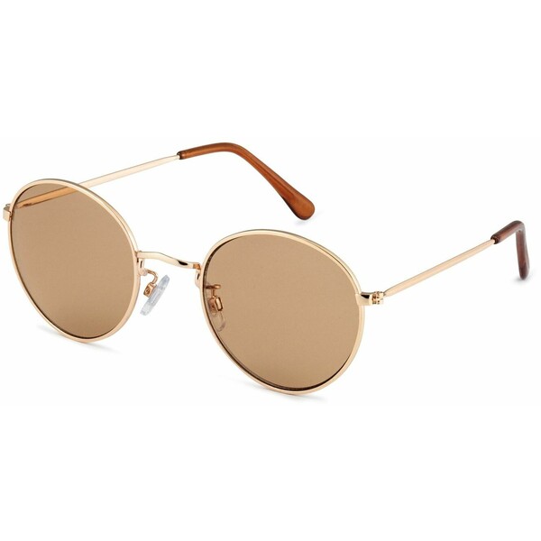 H&M Okulary przeciwsłoneczne 0369796025 Brązowy/Złoty