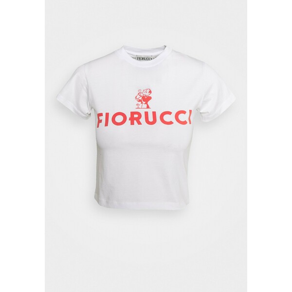 Fiorucci BELLINI BOXY TEE T-shirt z nadrukiem white FI921D01K