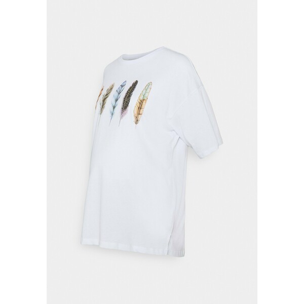 Anna Field MAMA T-shirt z nadrukiem white EX429G04A