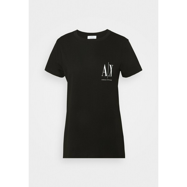 Armani Exchange T-shirt z nadrukiem black ARC21D037-Q11