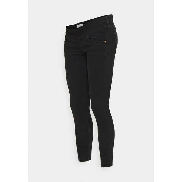 River Island Maternity Jeansy Skinny Fit washed black RIL29A01T