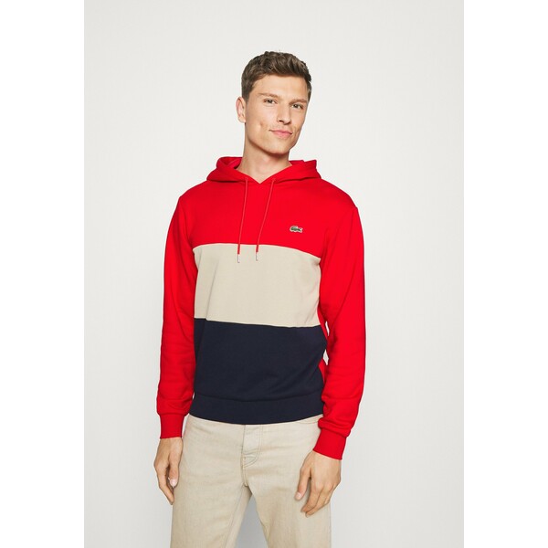 Lacoste Bluza red/viennese/navy blue LA222S06N-G11
