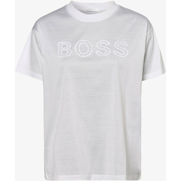 BOSS T-shirt damski – Evica_Embroidered 505021-0001