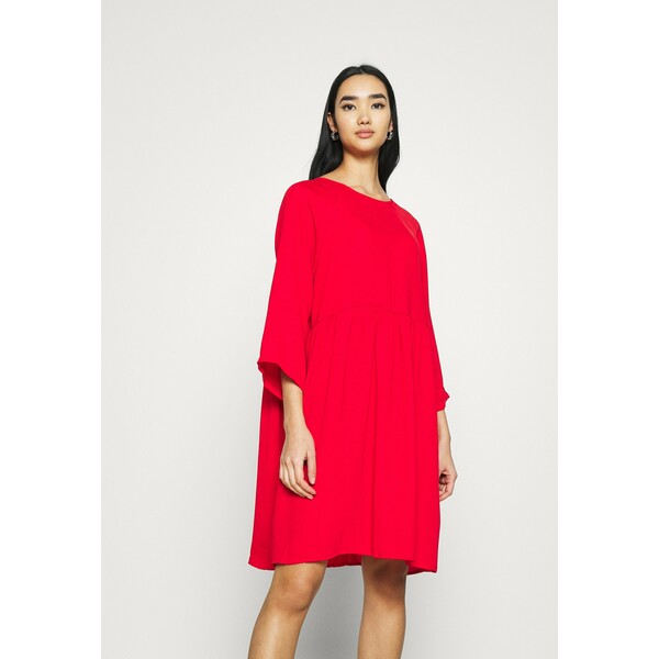 Monki OLIVIA DRESS Sukienka letnia red MOQ21C09P