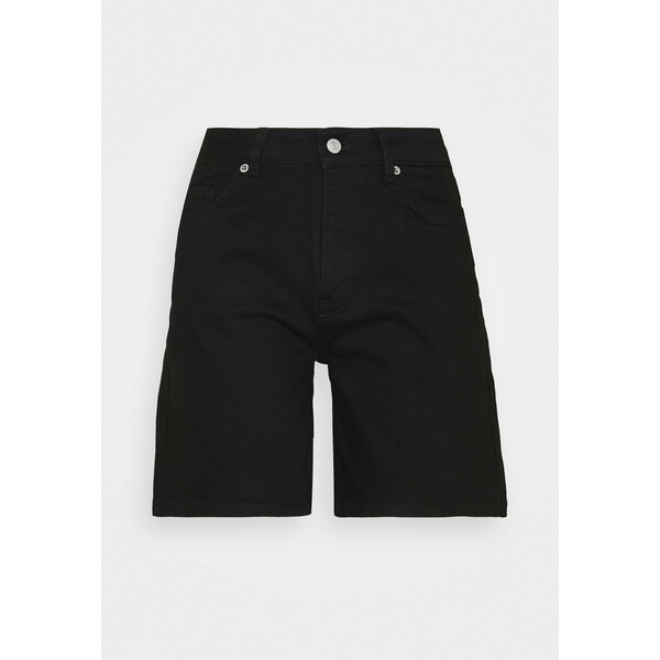 Selected Femme SLFSILLA Szorty jeansowe black denim SE521S02T