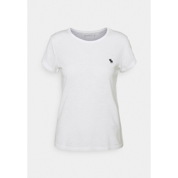 Abercrombie & Fitch ICON CREW TEE T-shirt basic white A0F21D0J0