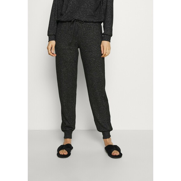 Marks & Spencer London COSY CUFF PANT Spodnie od piżamy black QM481O00W