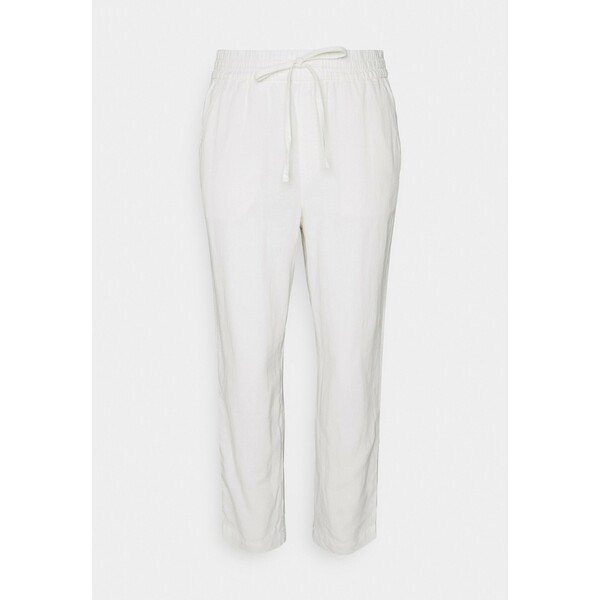 GAP EASY PANT SOLID Spodnie materiałowe white GP021A08D