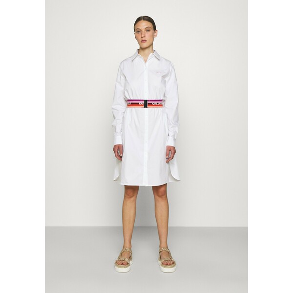 KARL LAGERFELD STRIPE SHIRT DRESS Sukienka koszulowa white K4821C03X