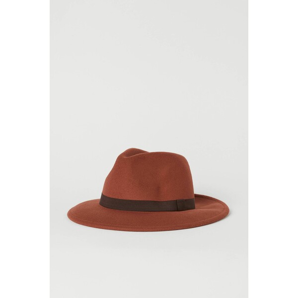 H&M Filcowy kapelusz 0710682012 Brązowy