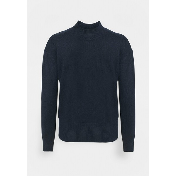 Marks & Spencer London CLOUD PLEAT FUNEL Sweter dark blue QM421I044