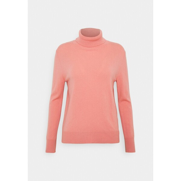 pure cashmere TURTLENECK Sweter dust pink PUG21I003